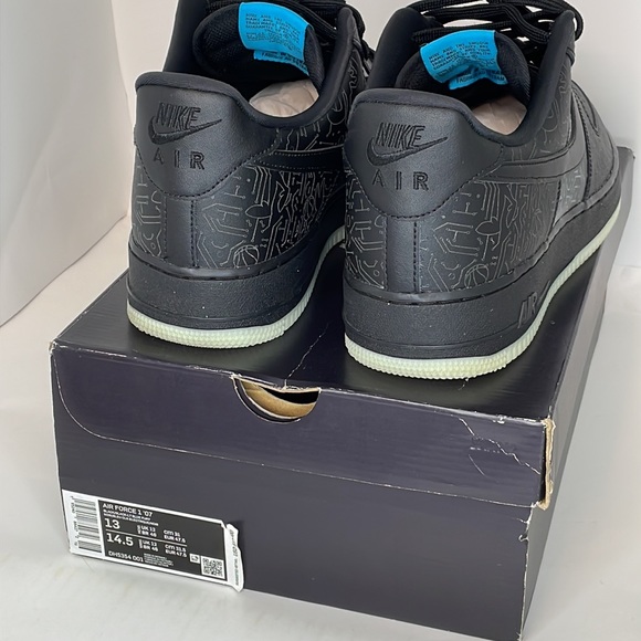 🔥🔥🔥 Nike Air Force 1 'Space Jam Computer Chip' Sneakers DH5354 001 Mens 13🔥 - Picture 4 of 9